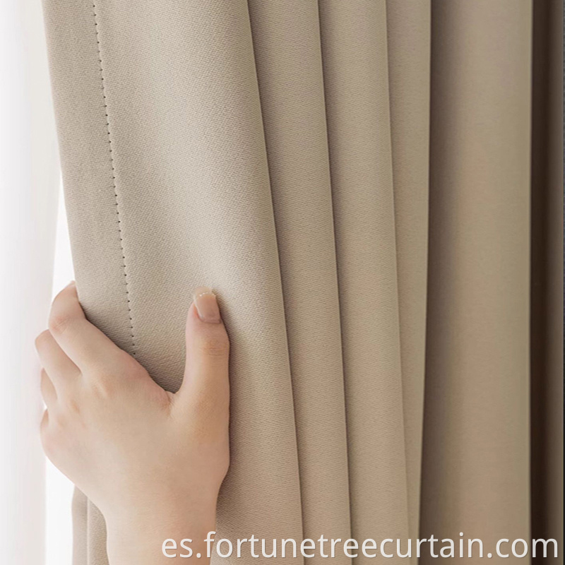 100% Blackout Thickened Mercerized Cotton Curtain